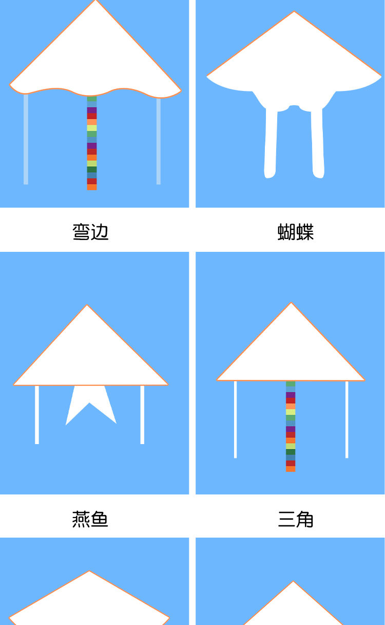 晗暢空白風箏自制diy材料包塗鴉飛機兒童手工繪畫填色手繪教學紙鳶大