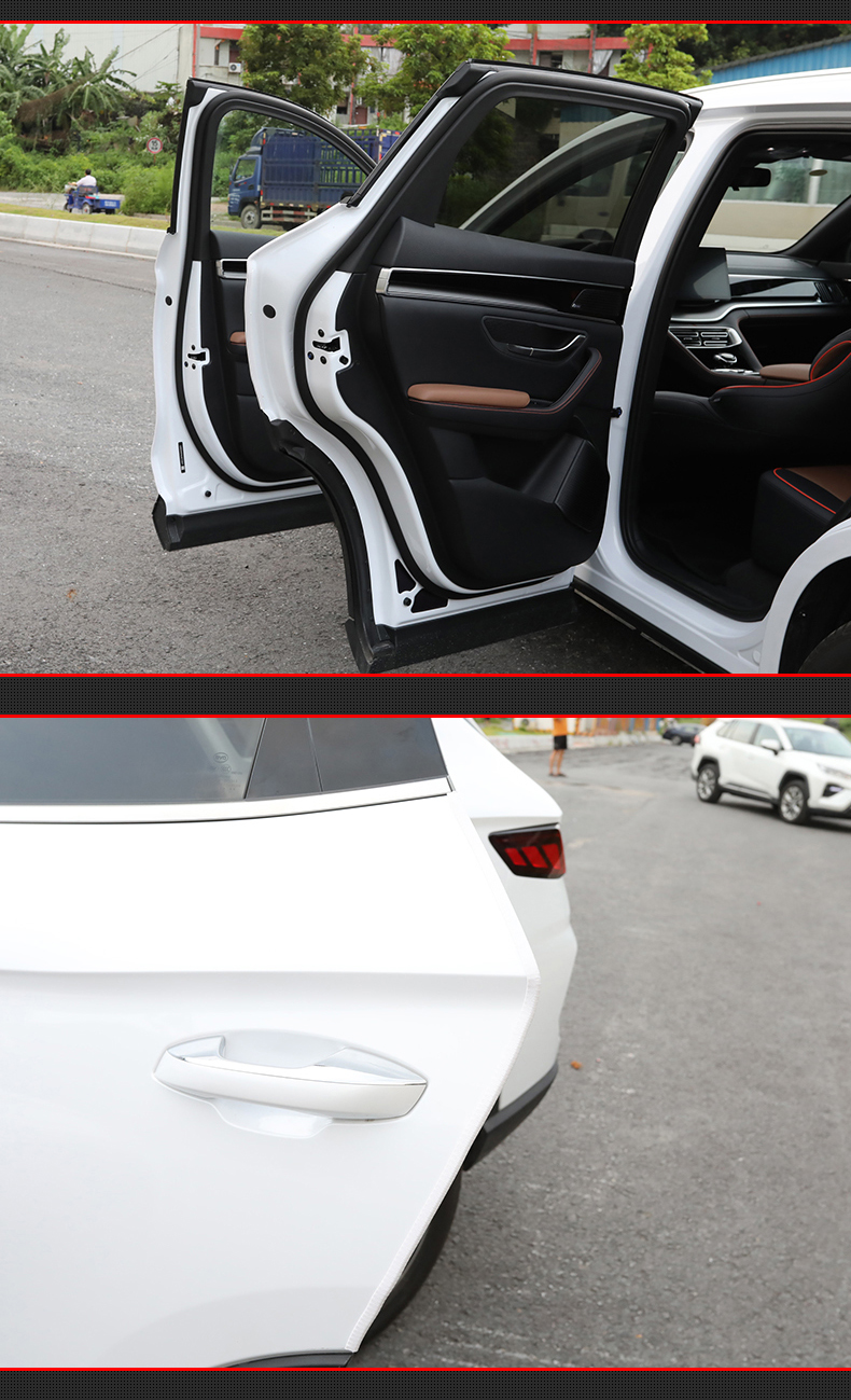 21款福特领裕车门防撞条领裕改装隐藏车身防刮防蹭面粘贴胶条福特领裕