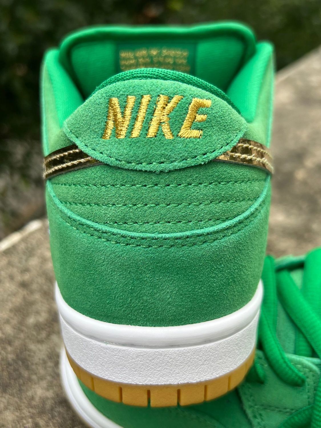 qvaj运动鞋sb dunk 四叶草 圣帕特里克节男女同款复古休闲板鞋 绿色