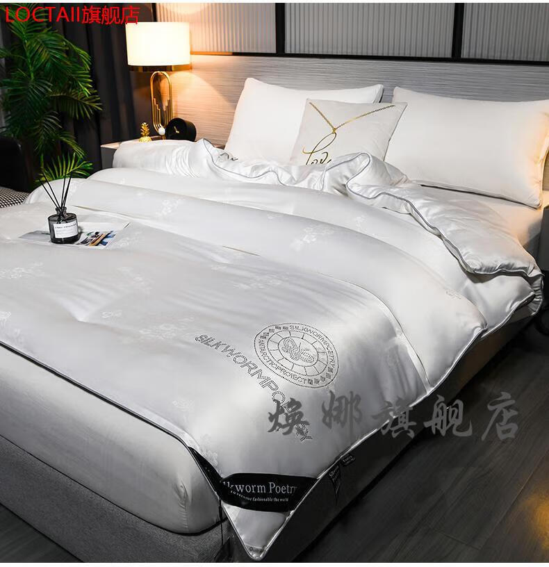 丝泰祥手工蚕丝被【出口法国】手工蚕丝被100桑蚕丝春秋被芯加厚冬被