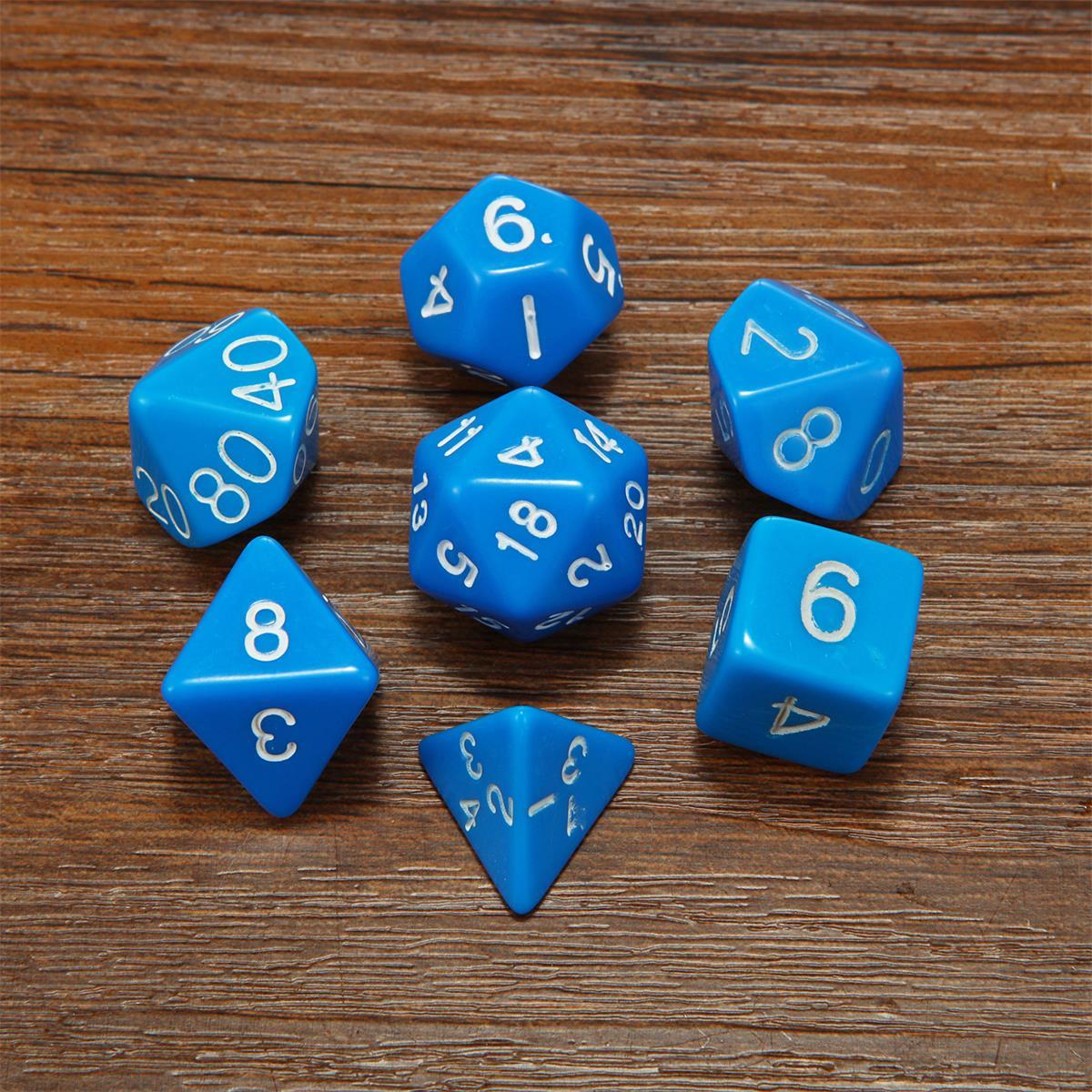 多面骰子coc桌游跑团trpg克苏鲁多面色子龙与地下城dnd骰子20面 红黄