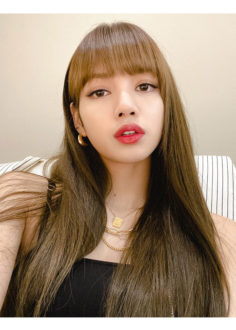 魅赞 空气刘海假发女自然隐形漫画齐刘海假发片超薄无痕网红假刘海 浅