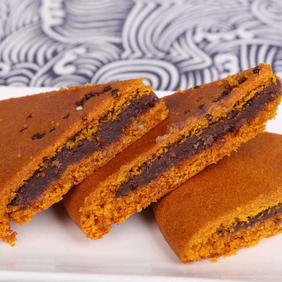 云南大荞饼荞三香陆良特产大饼红饼月饼多口味美食点心糕点小吃伍仁