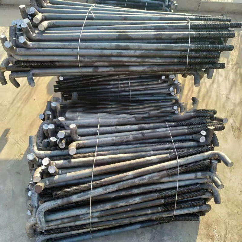 生产地脚螺栓 定制地脚螺栓 定做地脚螺栓m16m24m30m36 m16x300 l形状