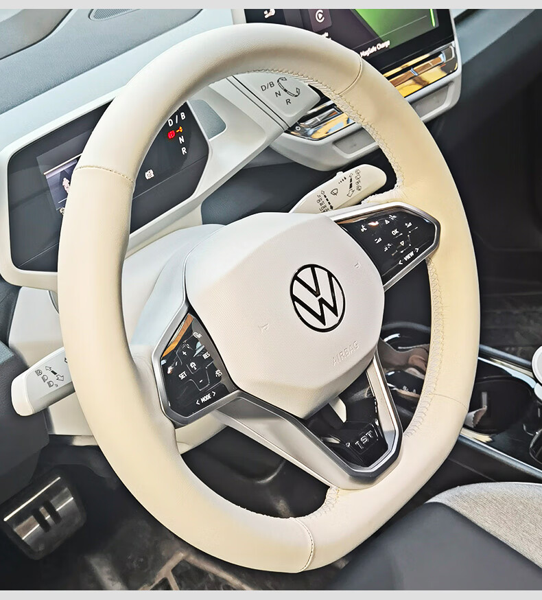 适用于23/2023款大众帕萨特方向盘套大众id3真的皮id4探影迈腾途观l