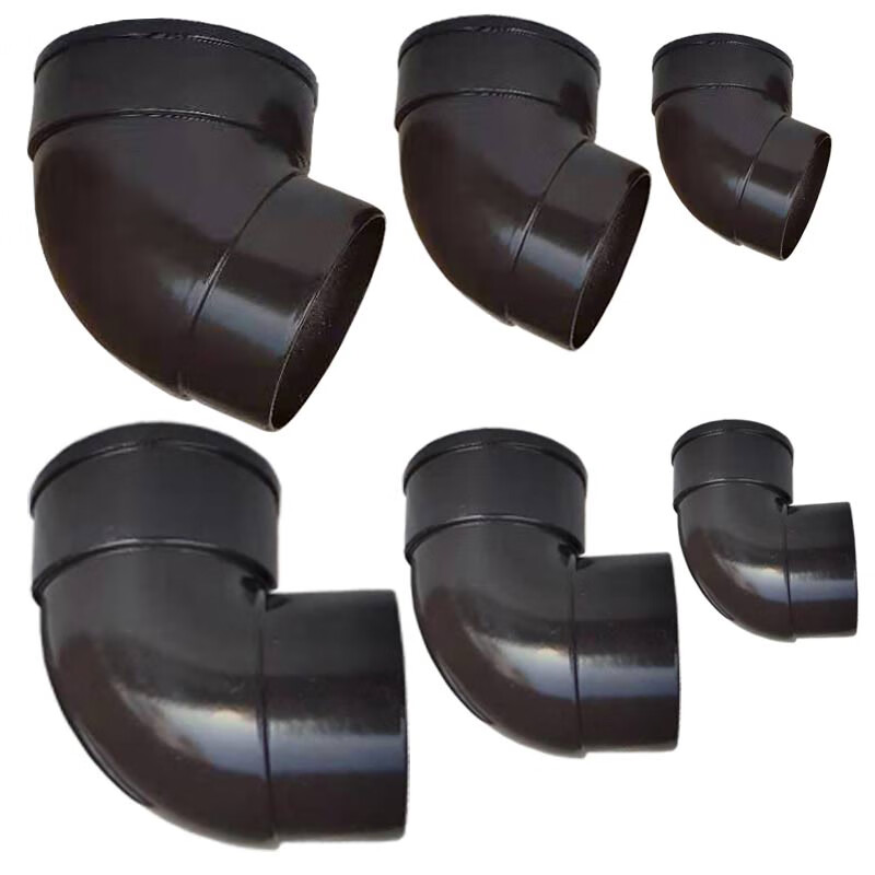 铝合金圆管弯头65度90度转弯接头落水管变向引流器雨水管弯头配件猛仲