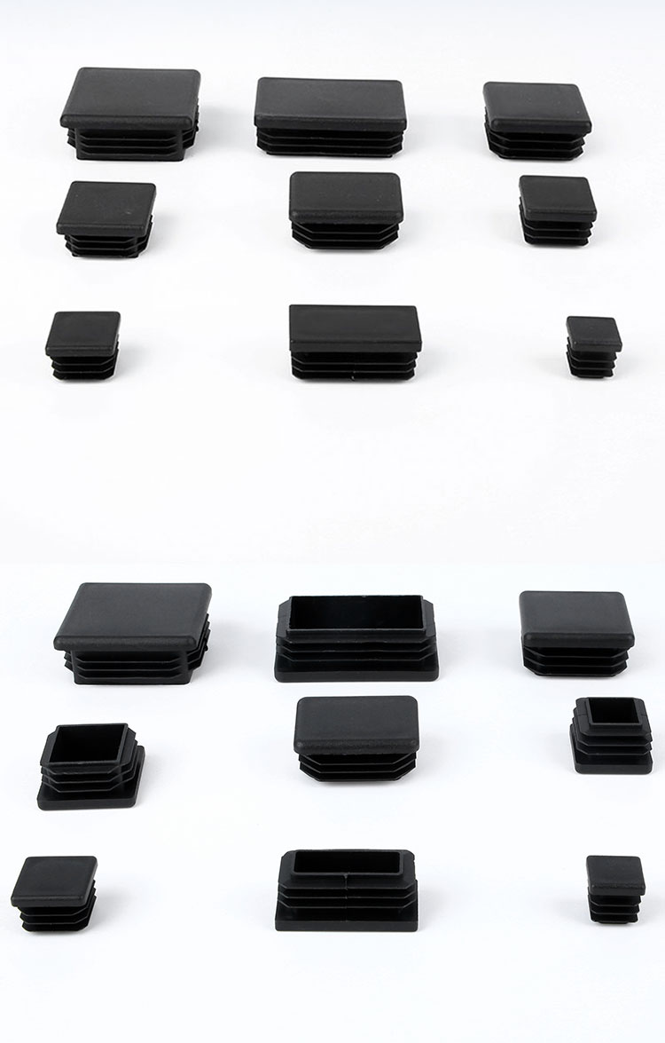 塑料不锈钢方管堵头内塞方管盖帽方形管塞钢管管塞装饰盖桌椅脚垫方塞