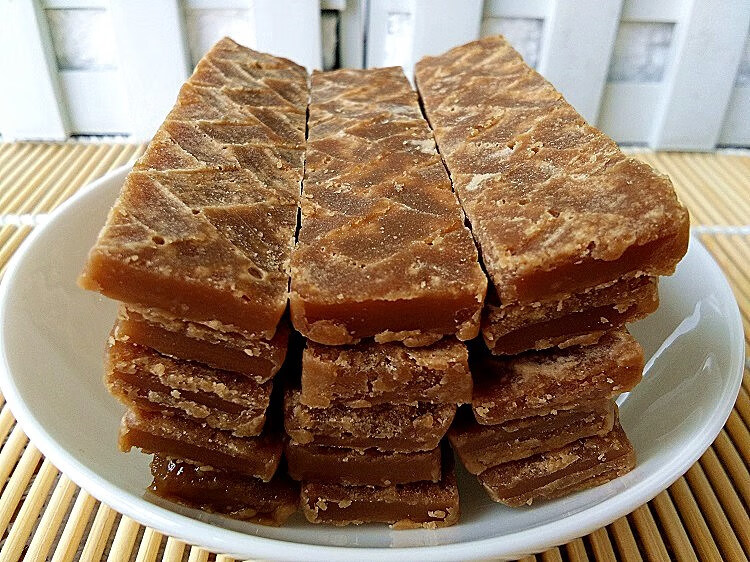 小片糖200g6包端午黄片糖麦芽糖赤砂糖儿时零食传统工艺湖南特产 红色