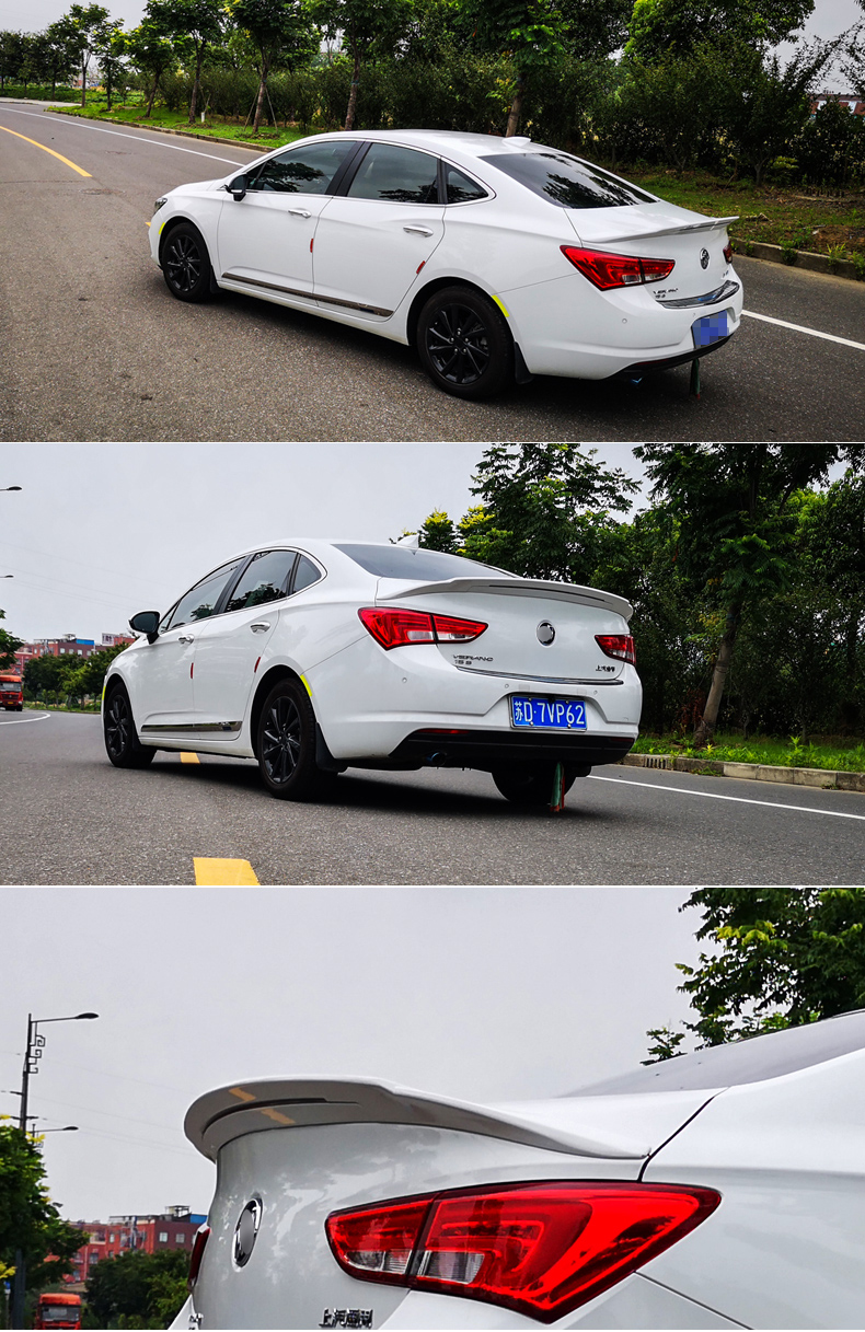 1520款别克威朗改装尾翼1519款英朗运动款带灯尾翼免打孔英朗改装别克