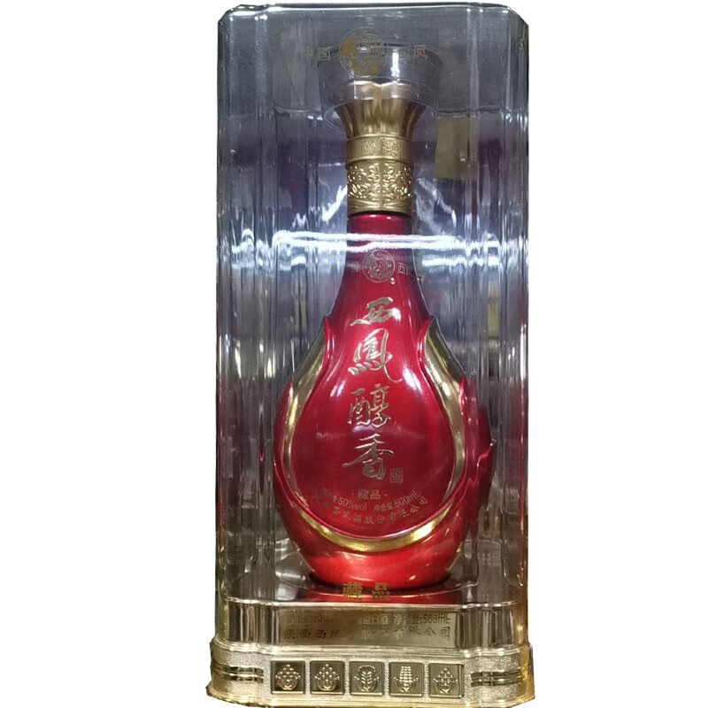 西凤酒浓香型50度白酒商务婚庆用酒西凤醇香藏品500ml2瓶