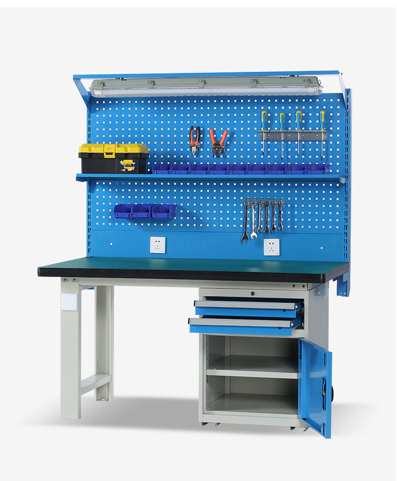 台五金维修台多功能工具架工厂车间流水线防静电重型维修工具桌操作台