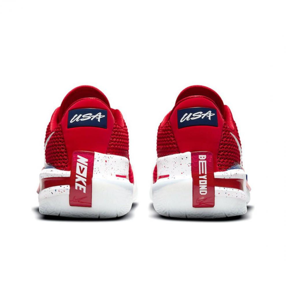 正确版 纯原air zoom gt cut ep实战篮球鞋 白红 usa美国队 男女运动