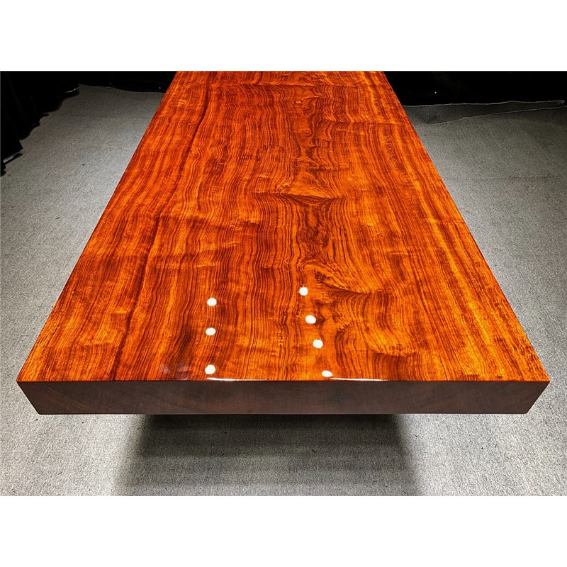 阿非利加巴花实木老板桌奥坎原木会议桌办公桌功夫茶台桌整木茶海定制