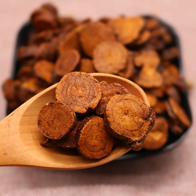 伟博中材炙甘草蜜炙甘草大片新疆制甘草干草500克 售生甘草 500克