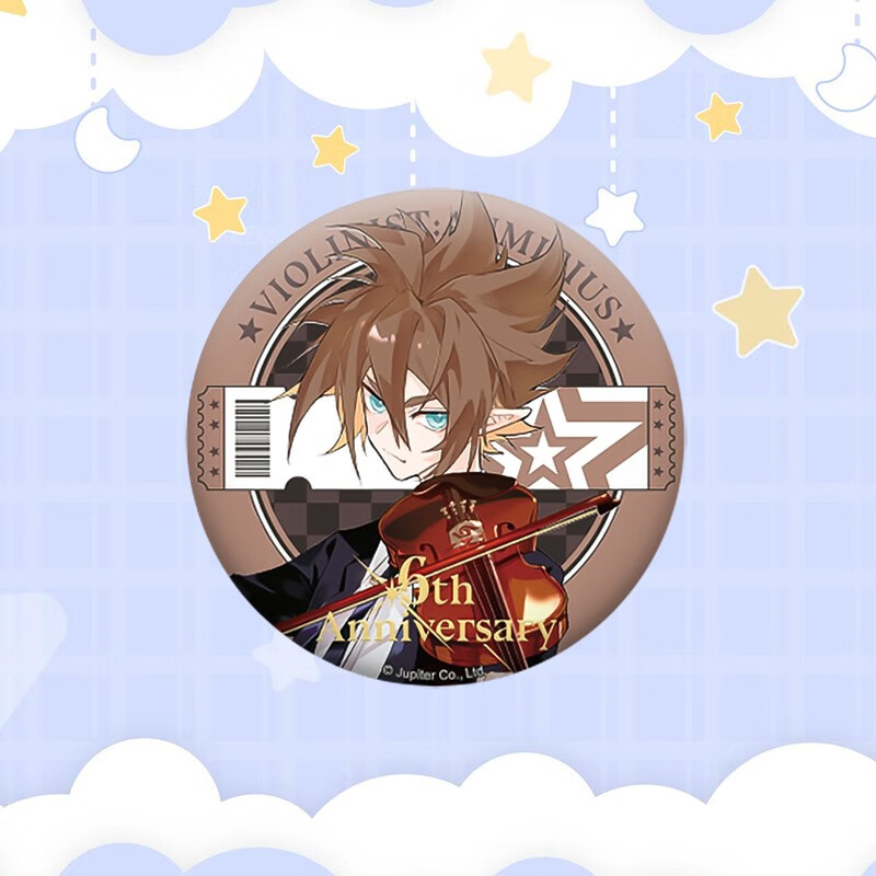 凹凸世界六周年徽章金格瑞雷狮凯丽动漫周边吧唧饰品胸针学生礼品