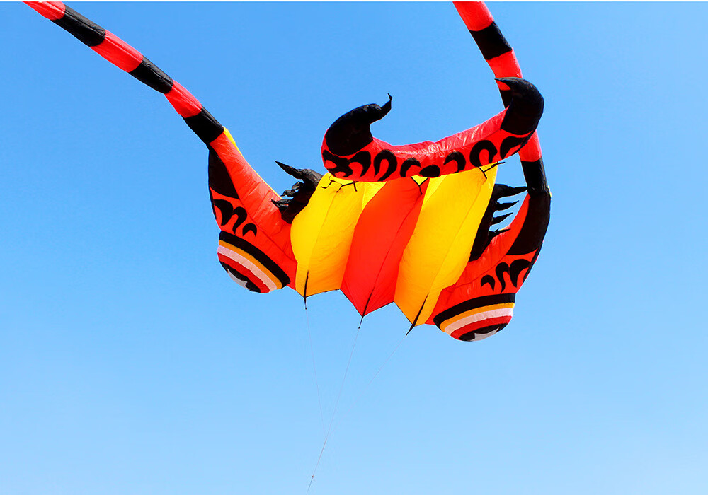 领航风筝新奇特征风三叶虫充气风筝立体风筝7平米