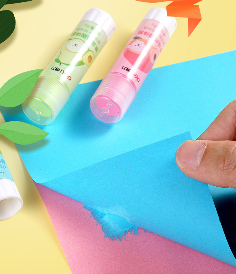果冻色固体胶棒小手工无甲醛幼儿园美术用品可水洗胶棒 8克/固体胶 1