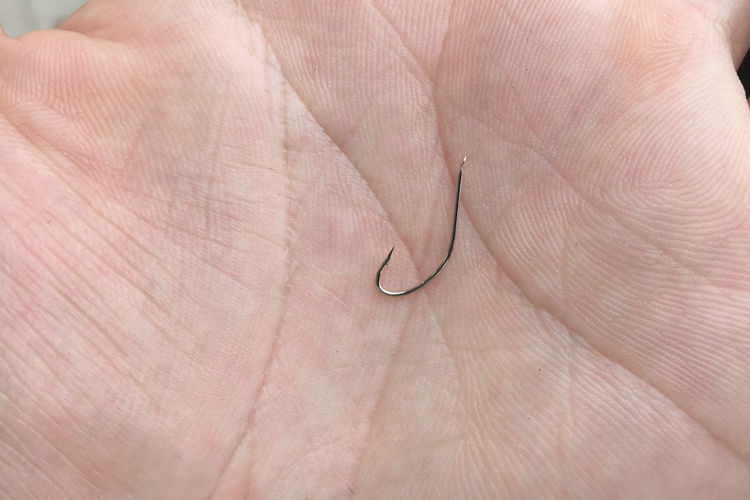 鱼钩鲫鱼钩散装有倒刺海钓长柄钩野钓混养垂钓不跑鱼 白狐有刺200枚 8