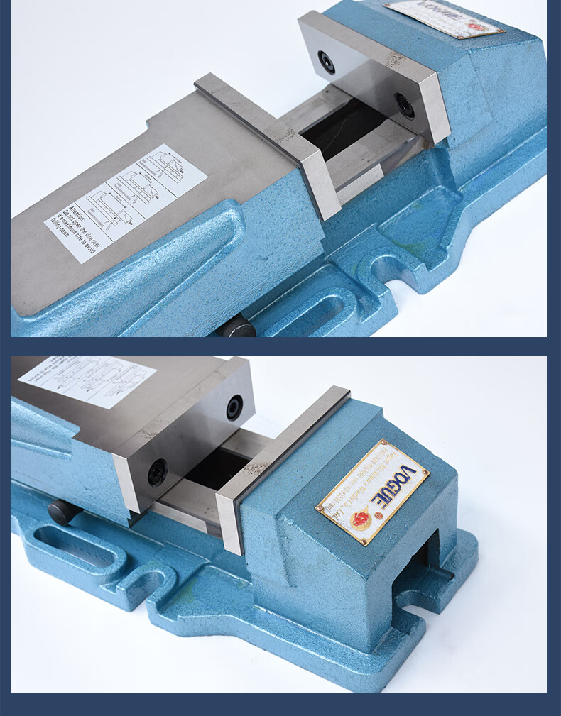 内藏式油压虎钳精密平口钳cnc加工中心568寸铣床液压台虎钳8寸油压缸