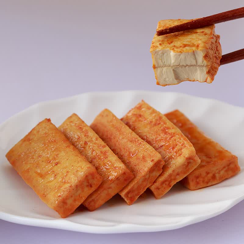 梅州客家豆干食特产盐焗香辣即食网红小包装办公休闲食品 香辣味豆干