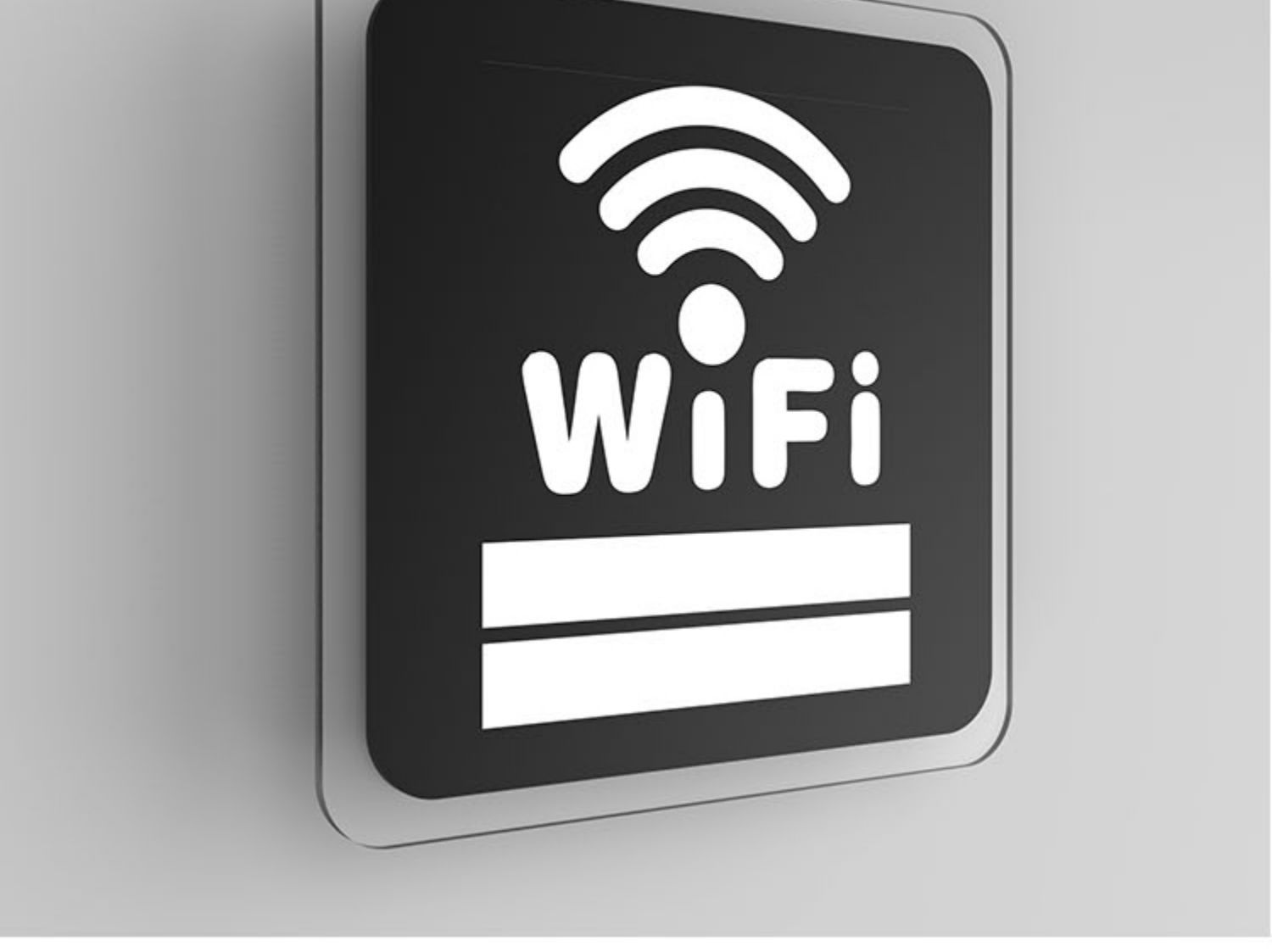 无线wifi密码温馨提示牌上网账号指示牌墙贴门店饭店亚克力无线网络