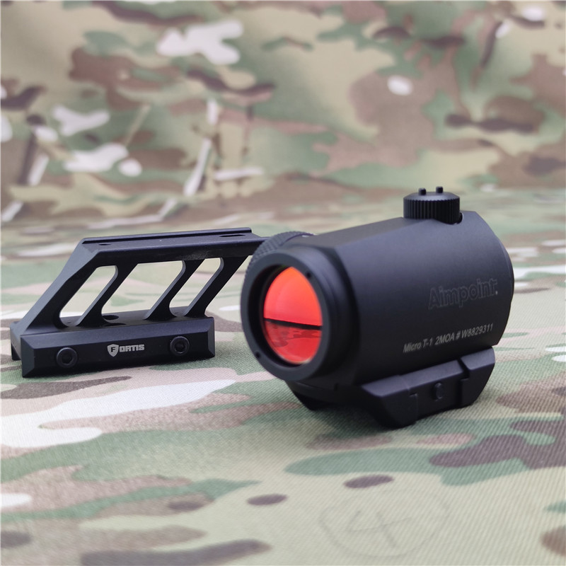 户外aimpointt1红点瞄准镜geisselelarue红膜胶合胶合t1larue标准配置