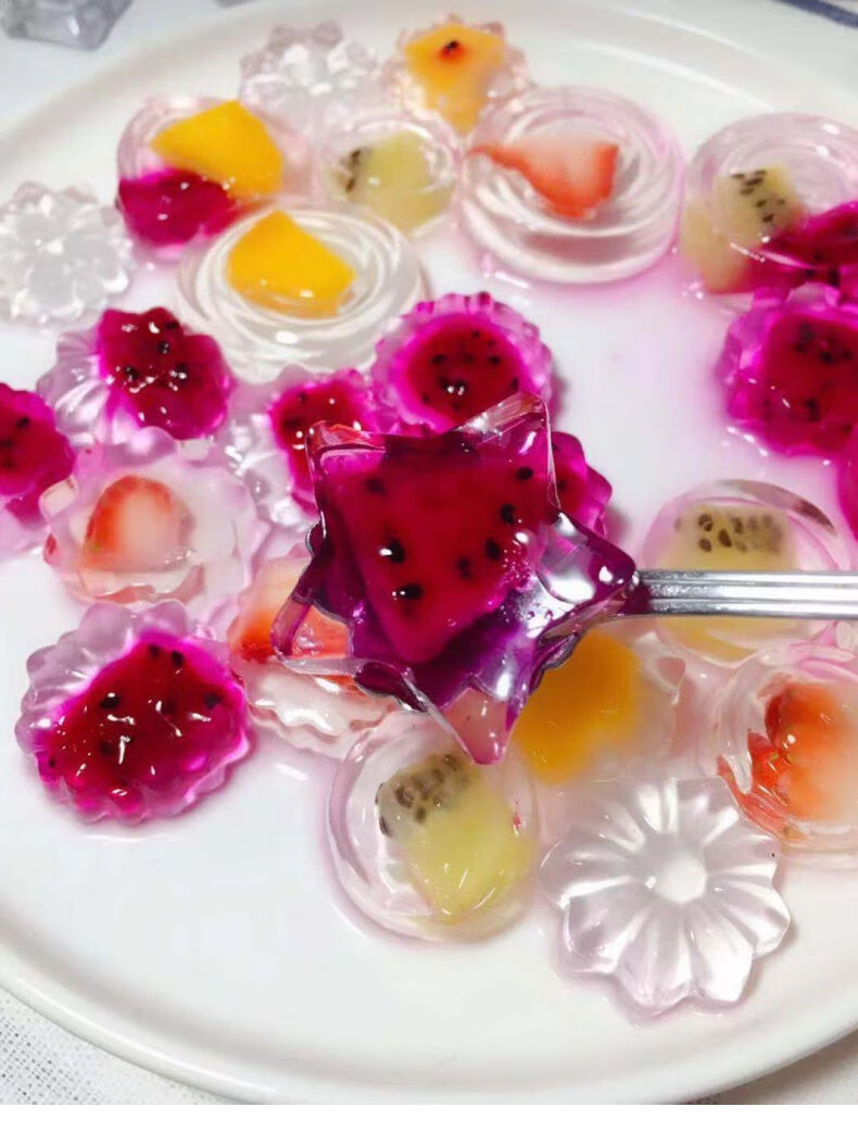 白凉粉儿果冻食用粉儿童自制家用做果冻的烧仙草冰粉粉袋装100g白凉粉