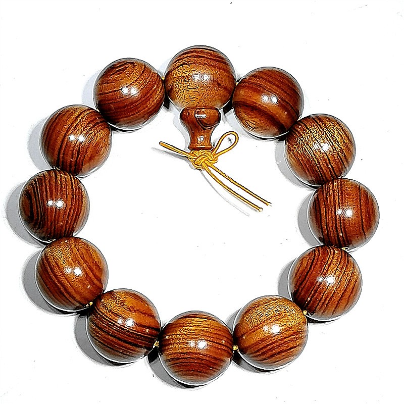 仙引 紫油木男女手串沉水佛珠清香木 女款15mmx14颗