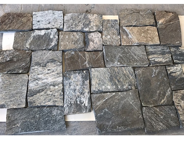 天然文化石乱石不规则墙面砖外墙毛石墙砖户外花园庭院背景墙石材