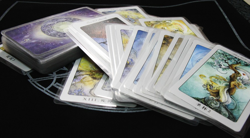 全套初学者韦特塔罗经典花影专业学生卡牌 (塑封)经典塔罗 花影塔罗