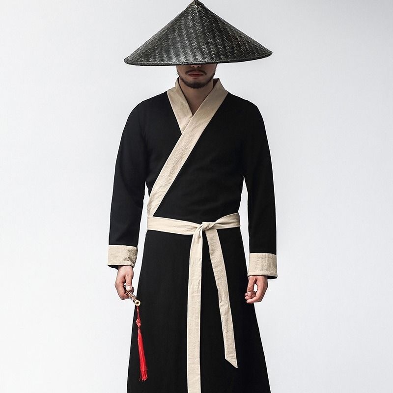 古装男侠客帅气剑客侠士服古风中国风武侠剧服装古代cos大侠刺客黑色