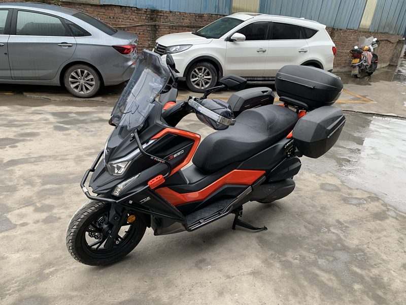 夏德光阳踏板摩托车赛艇s350边箱三箱后备箱尾箱架支架后货架专车专用