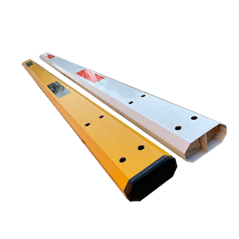 停车场铝合金道闸杆起落拦车直杆小区门禁升降栅栏杆挡车八角栏杆