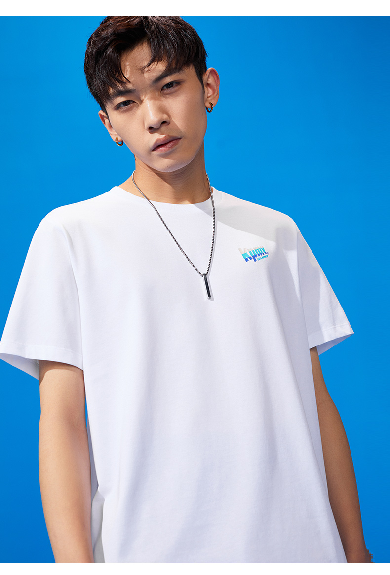 商场同款安踏运动男士短袖t恤冬季圆领针织polo衫宽松上衣t恤透气