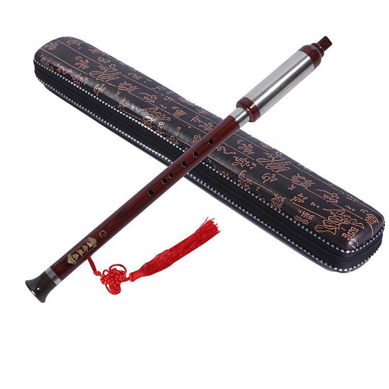 树脂防裂竖吹巴乌仿青花瓷红木巴乌乐器中小学生初学音准耐用 仿青花