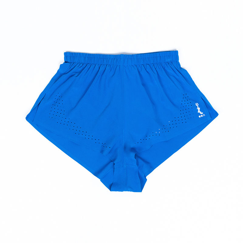 田径短裤3分裤男女款田径服跑步健身马拉松训练三分裤 黑色 m