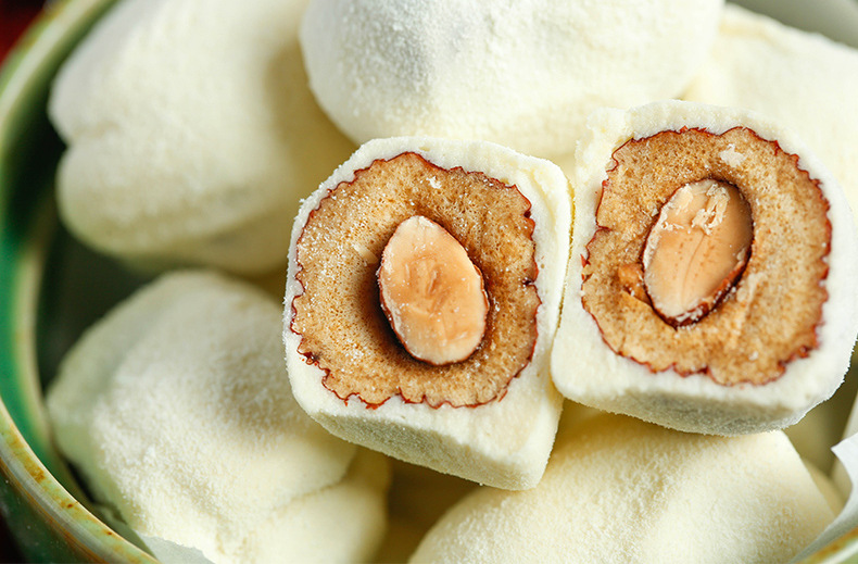 网红奶枣500g手工枣夹杏巴旦木仁奶酪枣有杏心奶芙孕妇儿童零食品