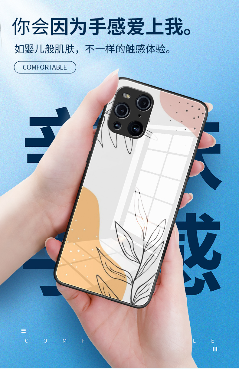 械动莫奈油画oppofindx3手机壳新款find x3pro欧美艺术硅胶防摔findx2