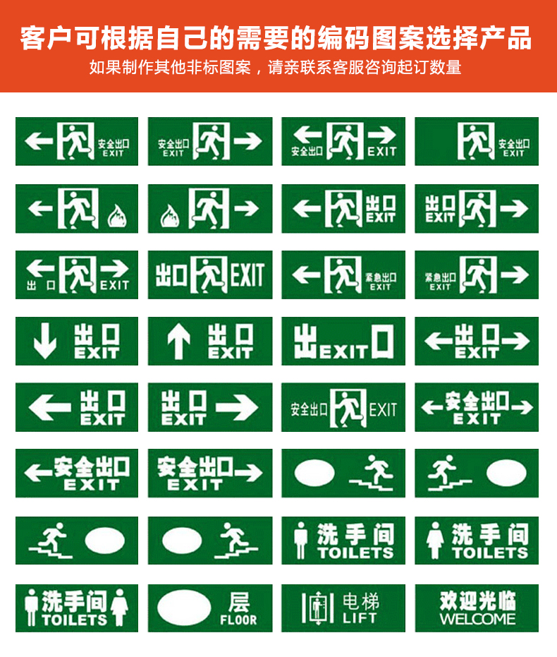 消防指示牌正确说法图片