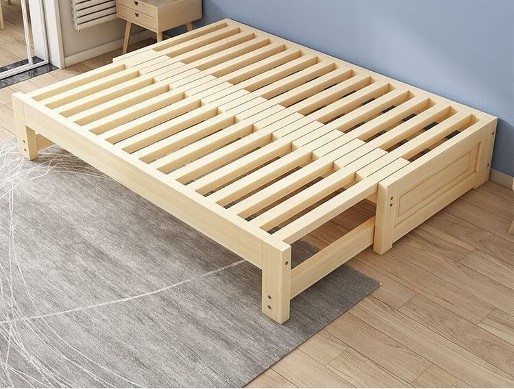 推拉床抽拉式沙发床两用可伸缩床坐卧两用折叠单人床小户型 长200*宽