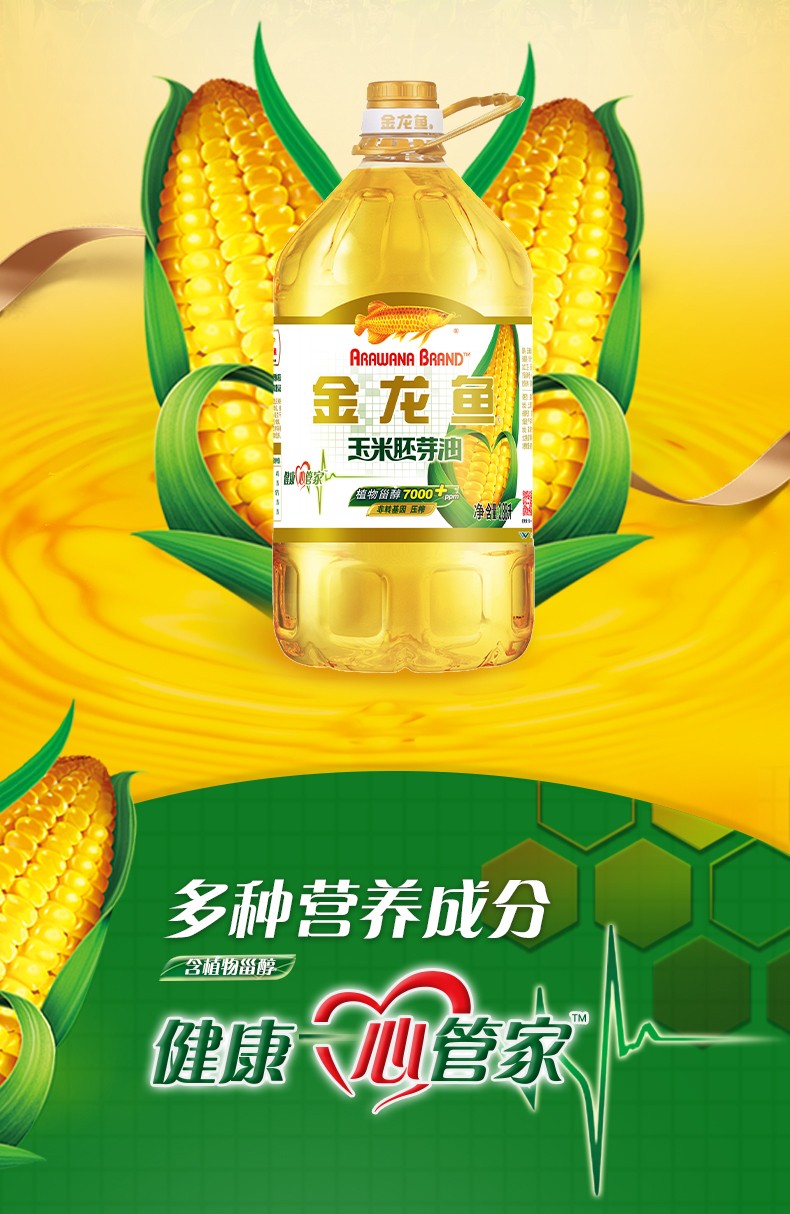 金龍魚玉米油胚芽油3.88l【圖片 價格 品牌 報價】-京東