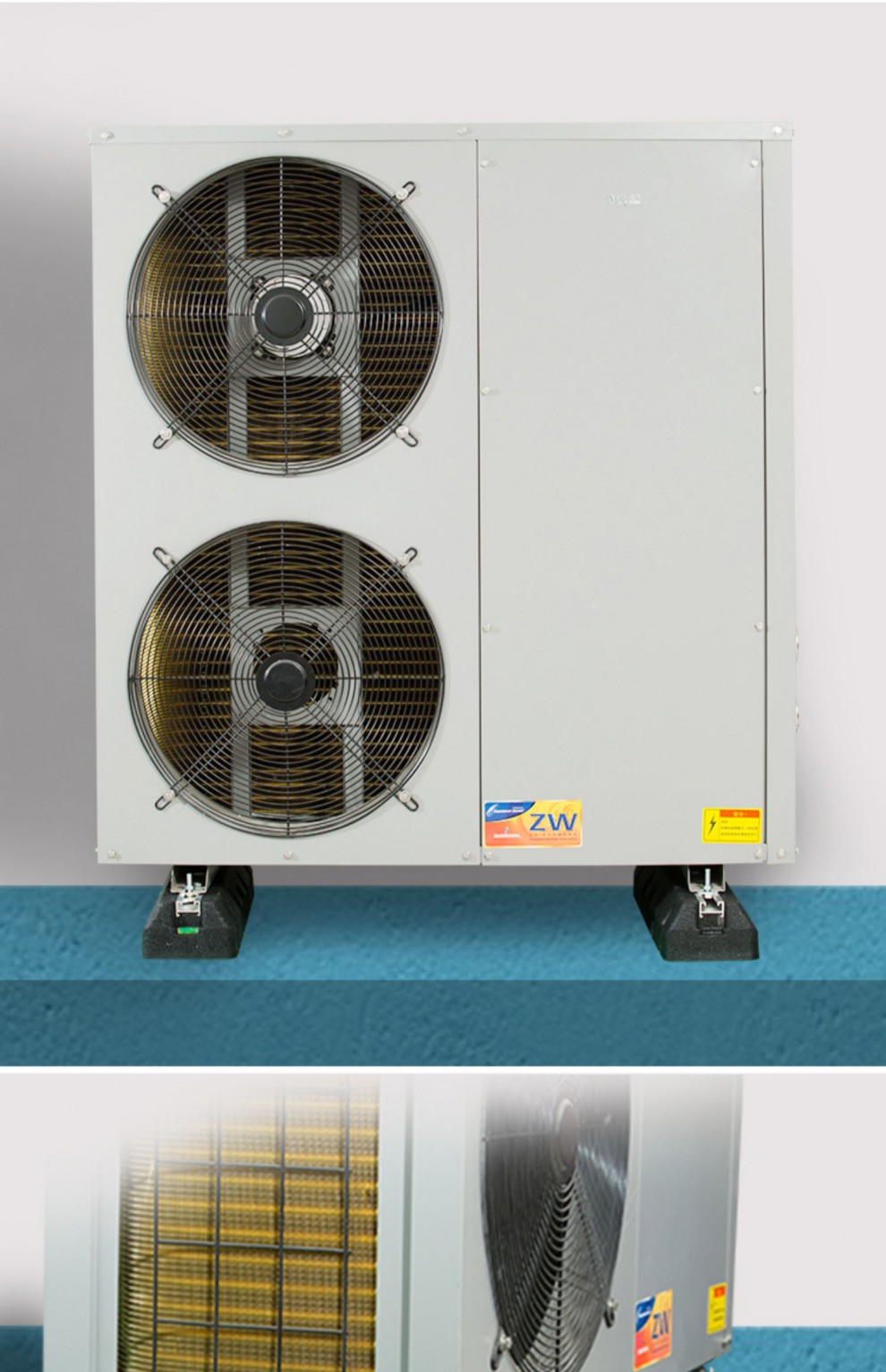 中央空调外机支架顶牛减震垫主机通用防震降噪橡胶底座法国大脚垫 xd