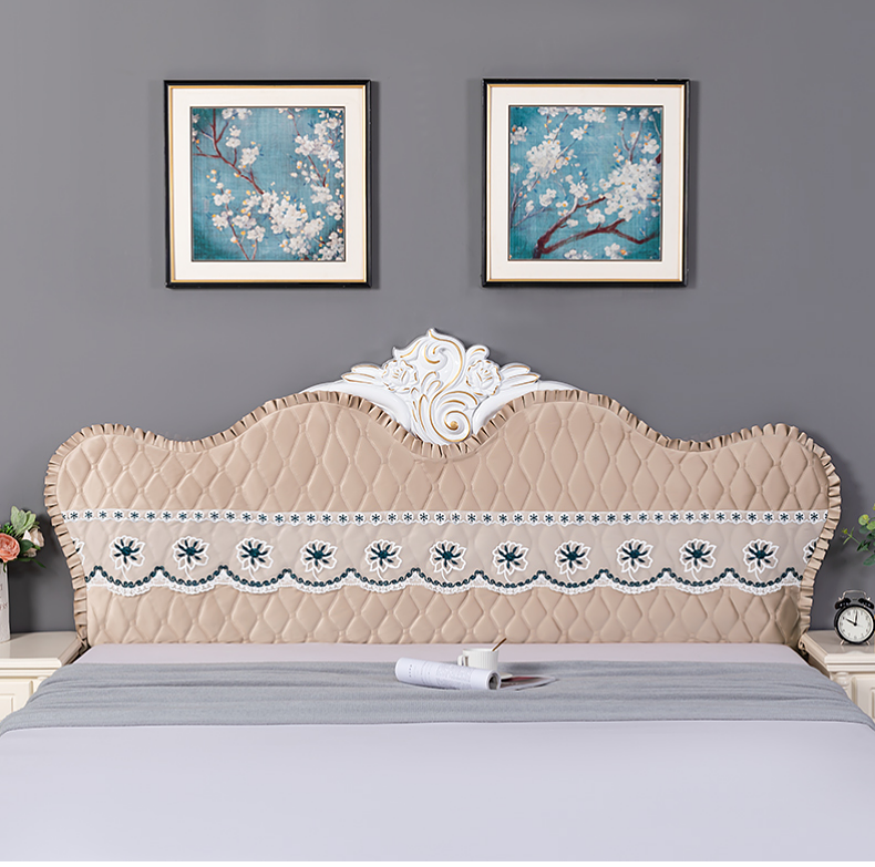 床靠背罩床头套定制床头套罩欧式弧形半圆不规则异形床头弹力套全包