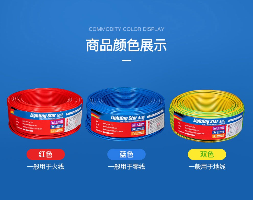 金貂阻燃电线 1.5/2.