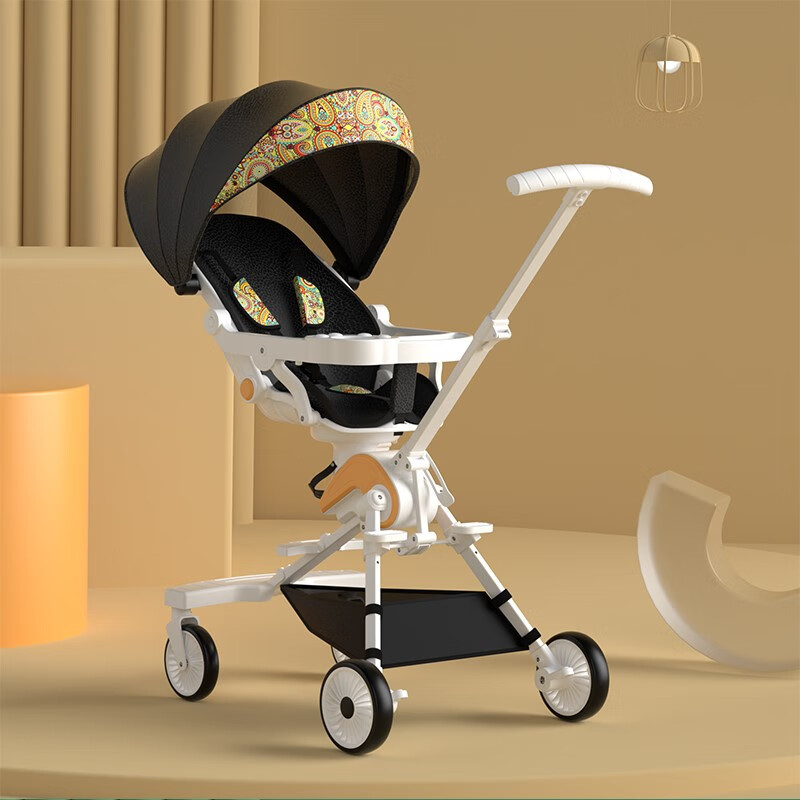 babyvovo v9遛娃神器溜娃神器轻便折叠儿童手推车宝宝可坐可躺婴儿高