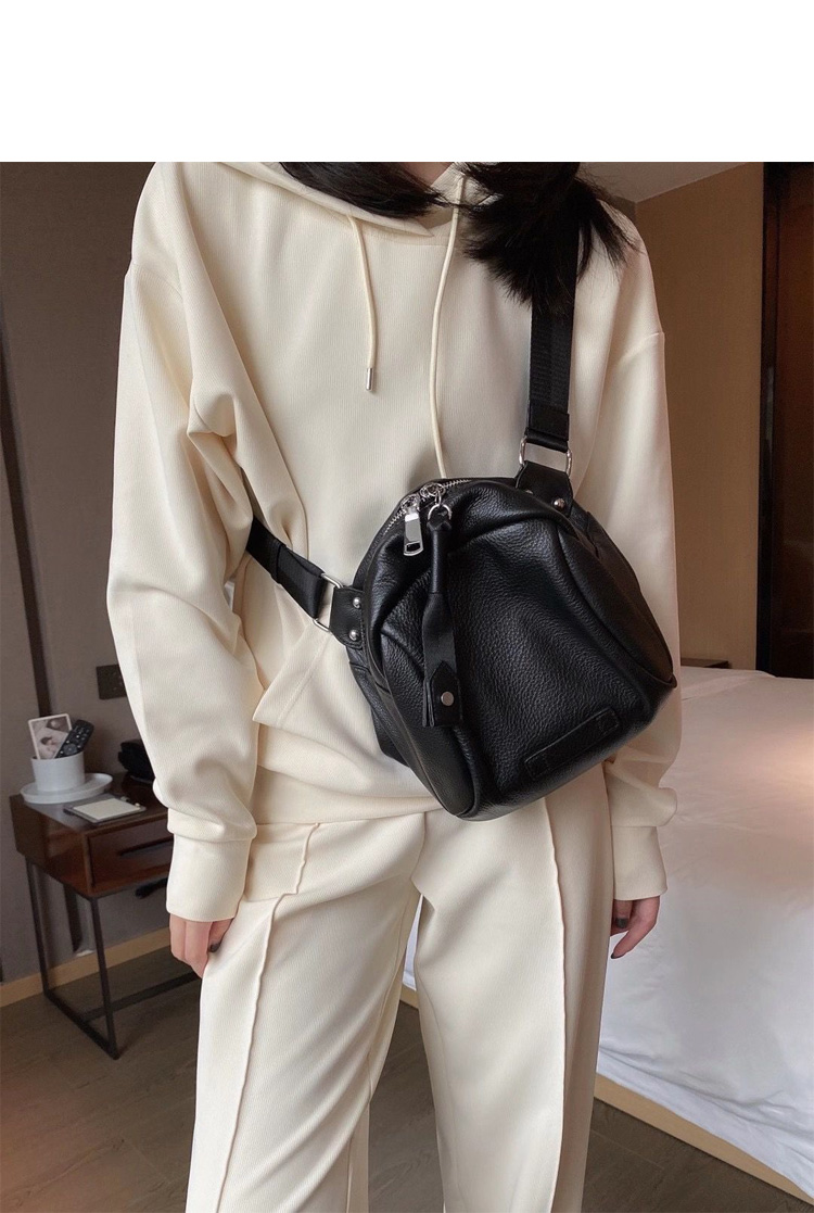 sara lee品牌 日韩包包女2021春夏新款潮软皮大容量宽带单肩斜挎包