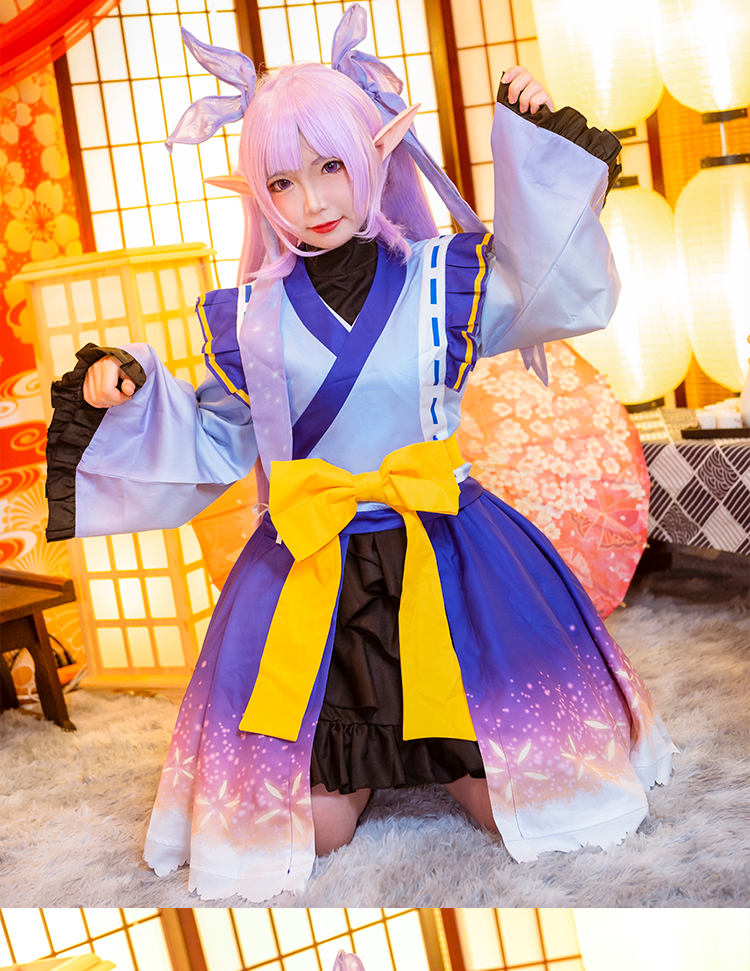 dive cos服茜美美 未奏希 冰川镜华小小甜心cosplay服 镜华手杖 s