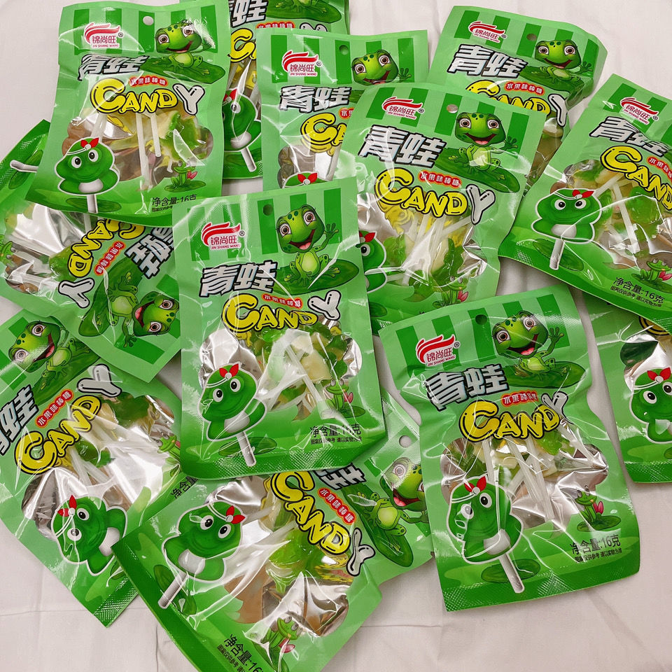 晨臻 青蛙棒糖 怀旧90后校园小时候零食品8090儿时童年回忆糖果 3袋