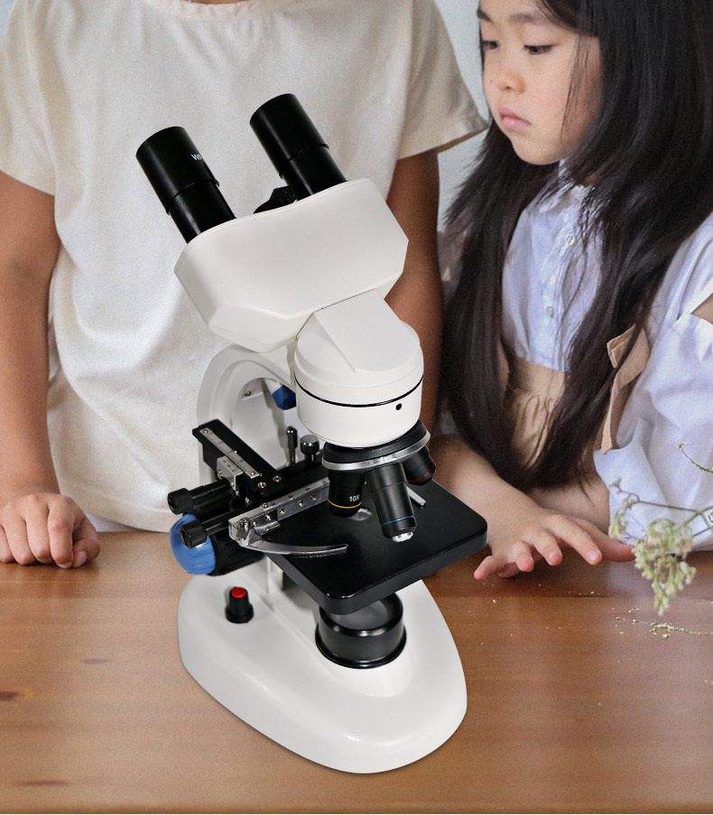 申宏双目显微镜儿童科学光学专业生物10000高倍电子高清家用看螨虫