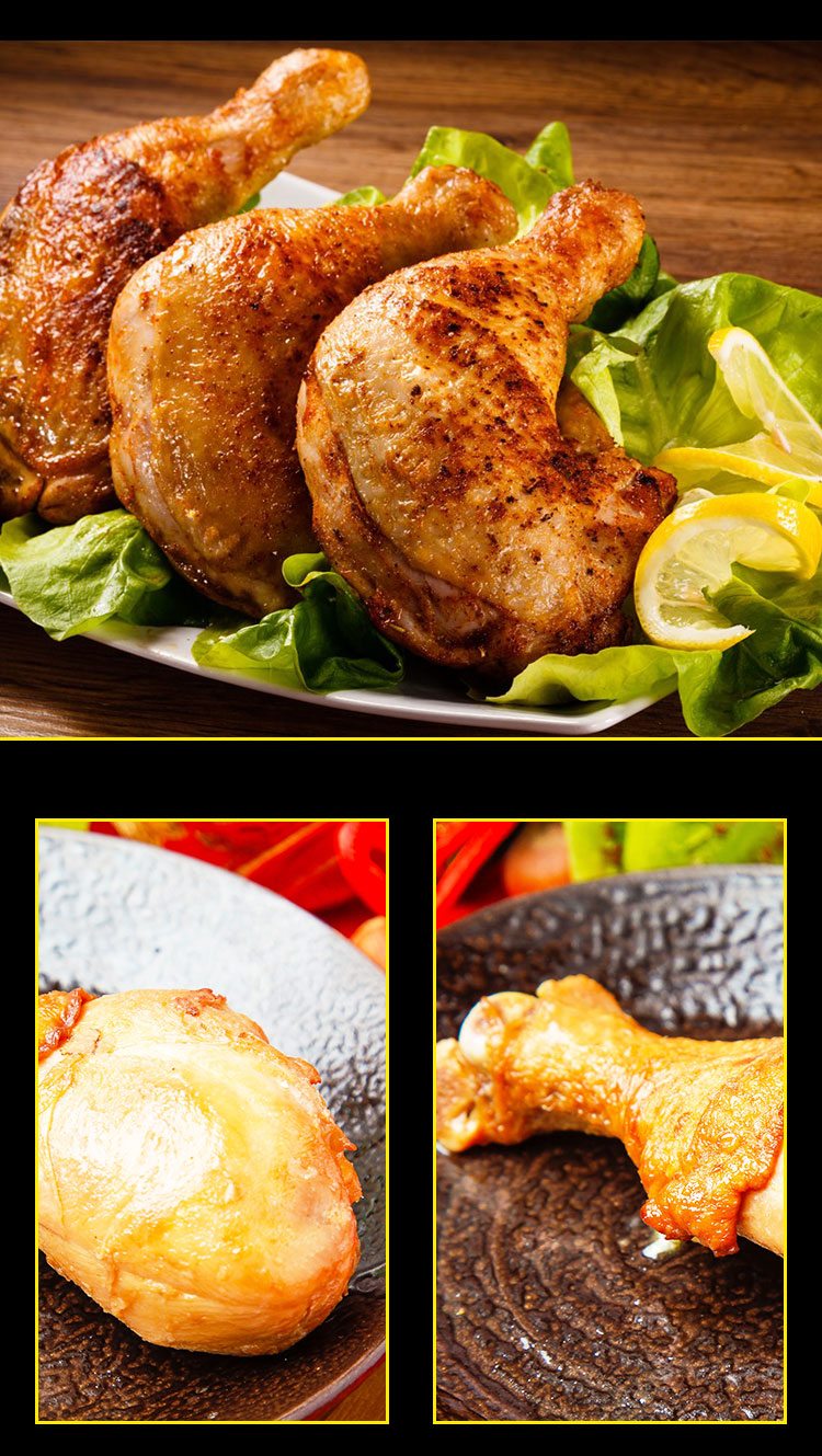 鸡边腿2斤柔嫩味美适合烤鸡腿炸鸡腿卤鸡腿卤味卤煮新鲜食材 鸡全腿